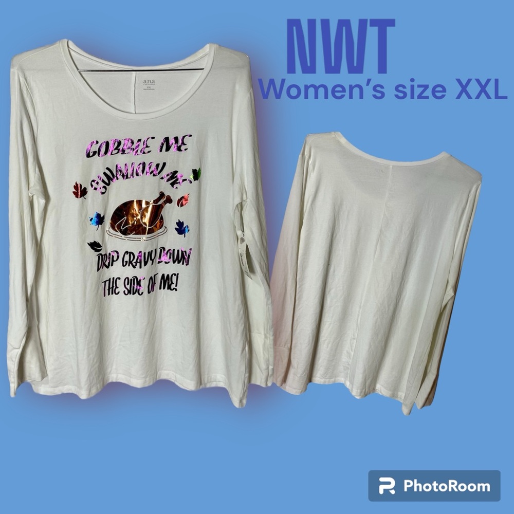 NWT Cute adult Thanksgiving graphic